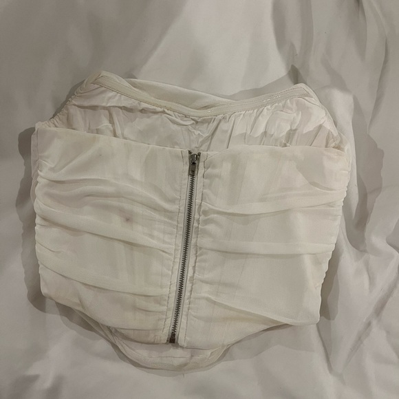 White Corset Top - Picture 7 of 7